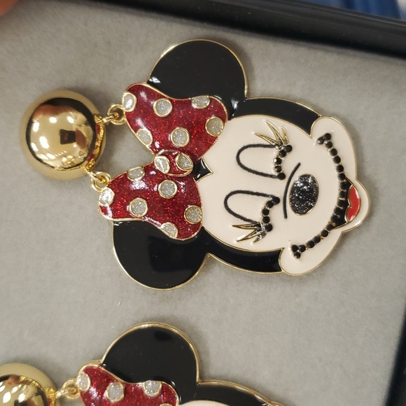 NIB Minnie Mouse Sparkly Drop Earrings Disney x Baublebar - Picture 6 of 6